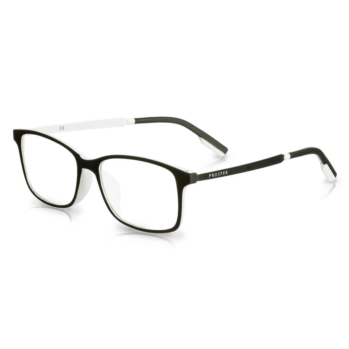 Prospek Arctic blue light glasses shield eyes from screens for comfortable wear.