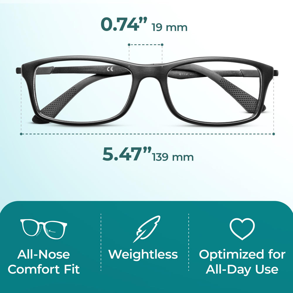 Prospek blue light glasses regular no magnification preserves natural vision