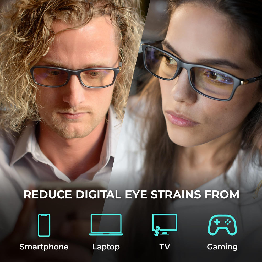 Prospek blue light glasses with smudge-resistant coating staying clear