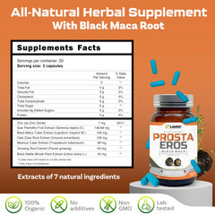 Prosta Eros energy boost capsules with ginseng for sustained focus during workouts