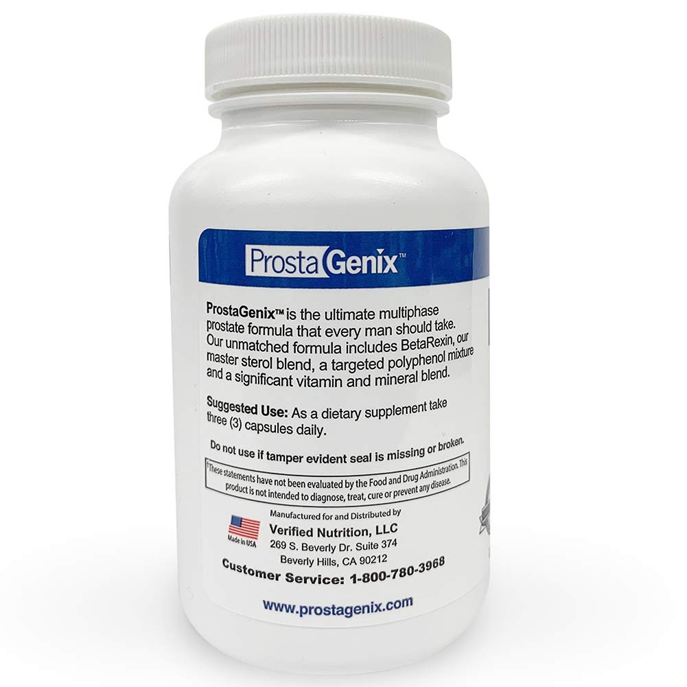 ProstaGenix packaging box displaying three-bottle bundle for value
