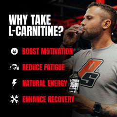 Glass of Sweet N Tart PROSUPPS L-Carnitine Liquid 1500 showcasing sugar-free energy