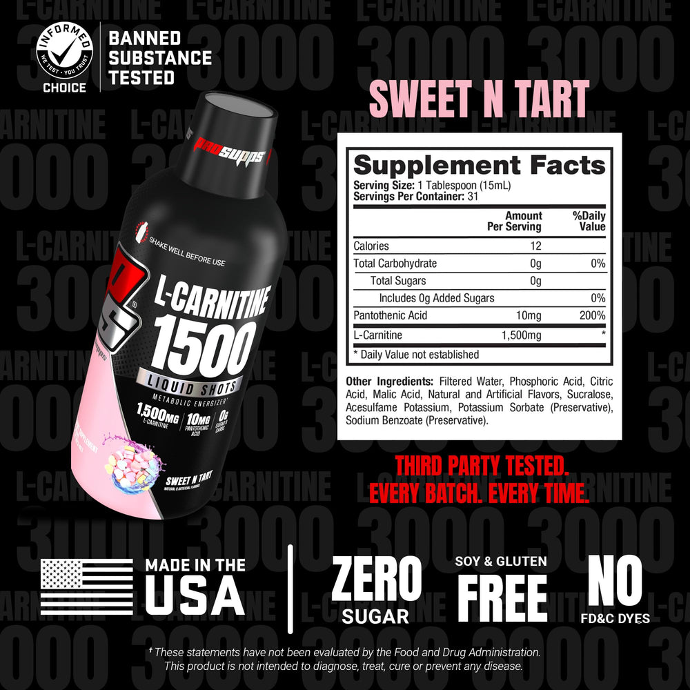 Athlete taking PROSUPPS L-Carnitine Liquid 1500 before training