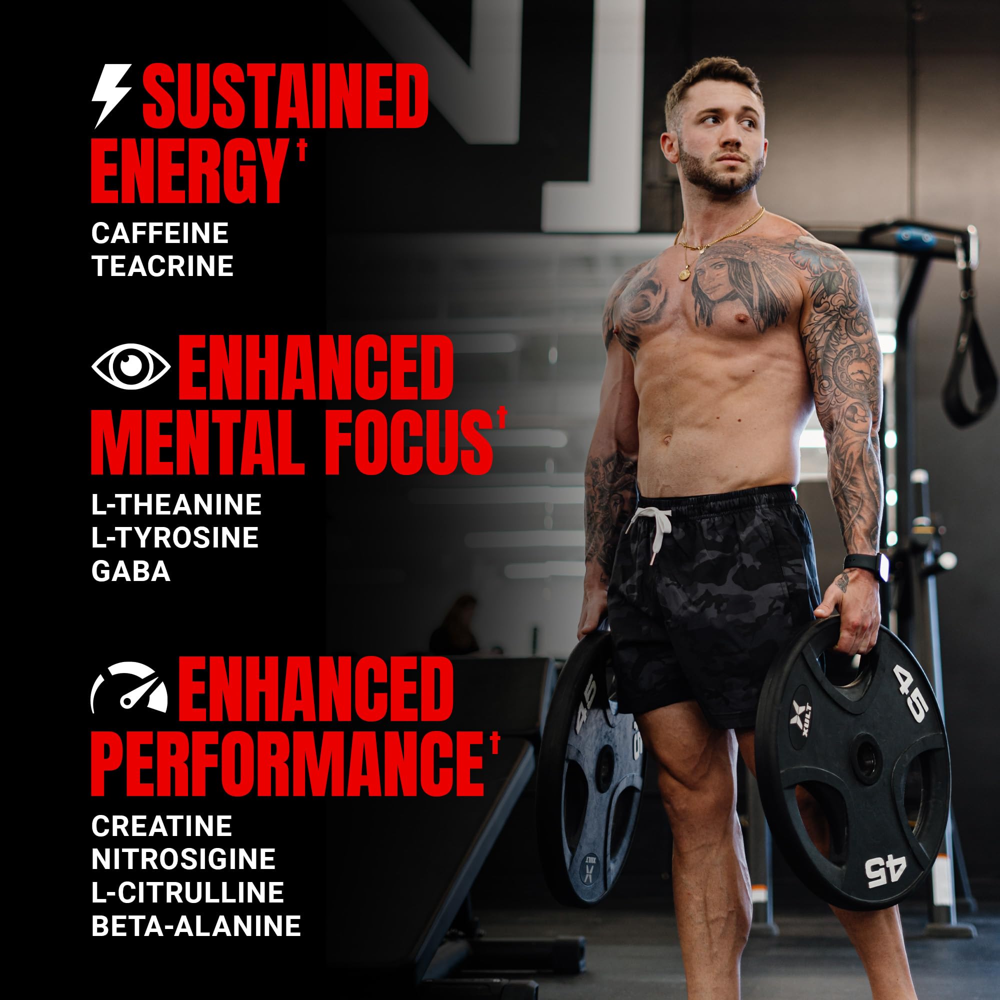 PROSUPPS Mr. Hyde Blue Razz mixed in water delivers a refreshing energy and focus boost.