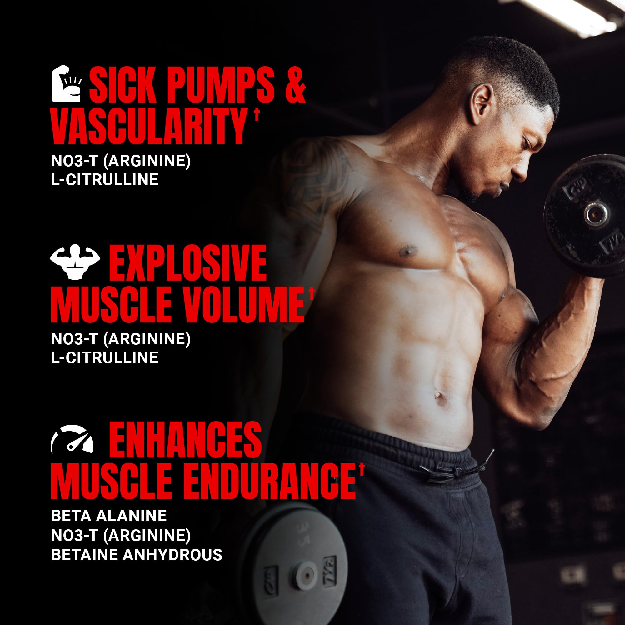 Scoop beside tub of PROSUPPS Mr. Hyde Max Pump in blue razz flavor showing serving size