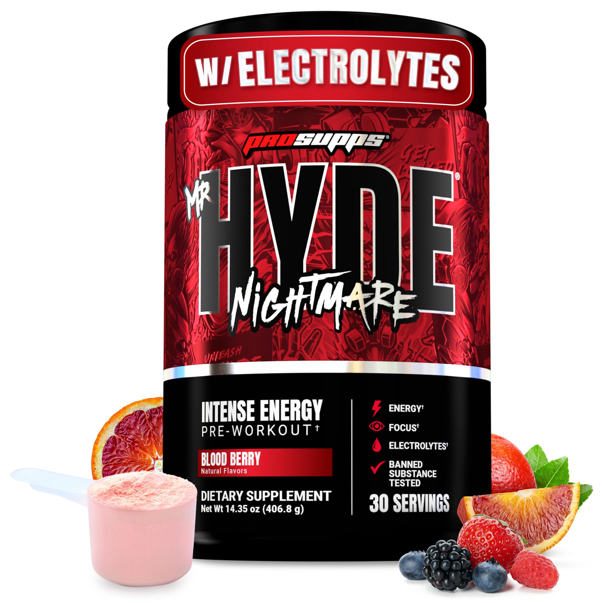 PROSUPPS Mr Hyde Nightmare bottle for convenient pre-workout energy.