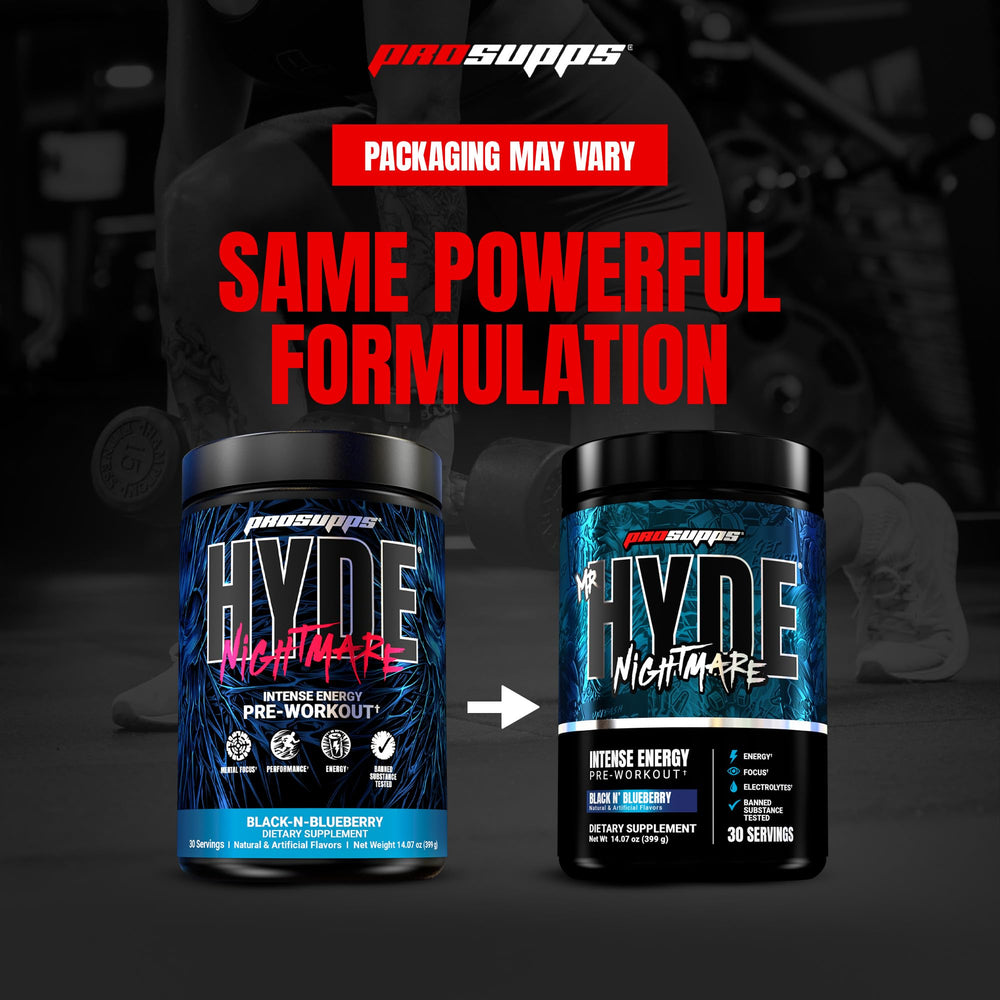 Athlete using Mr. Hyde Nightmare during a high-intensity gym workout.