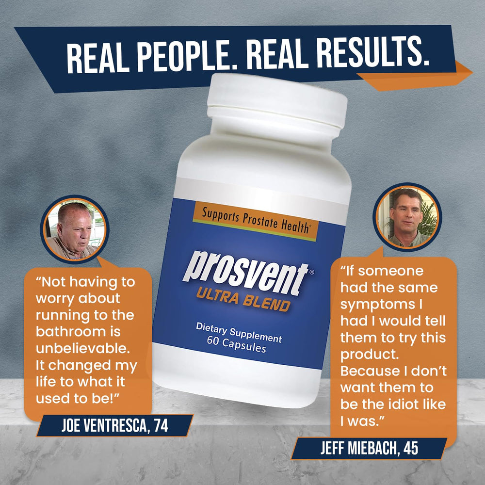 Prosvent unique formula ingredients mixed in capsule for comprehensive prostate health support.