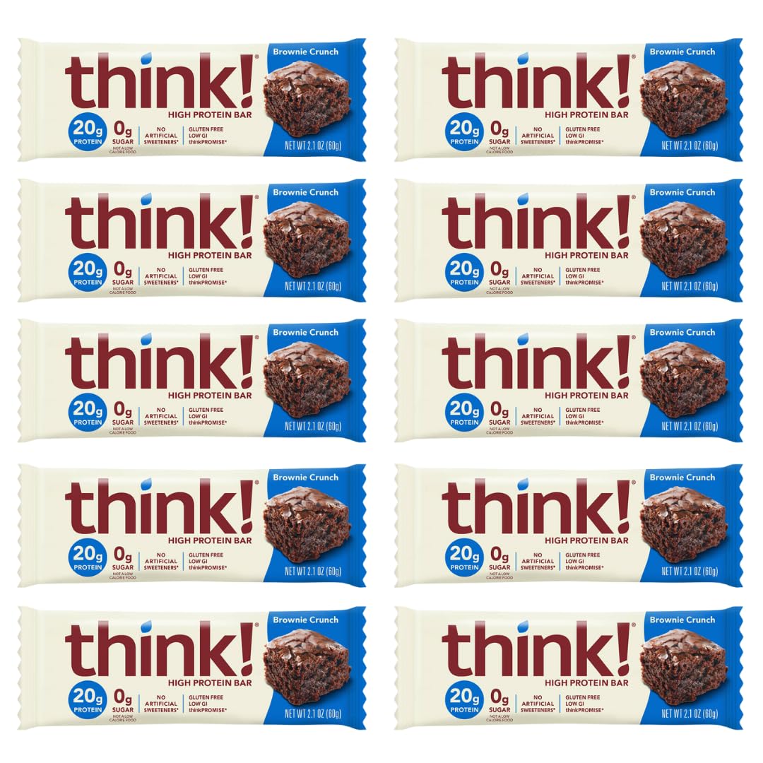 Protein Bars Brownie Crunch bar close-up, ideal for on-the-go energy.