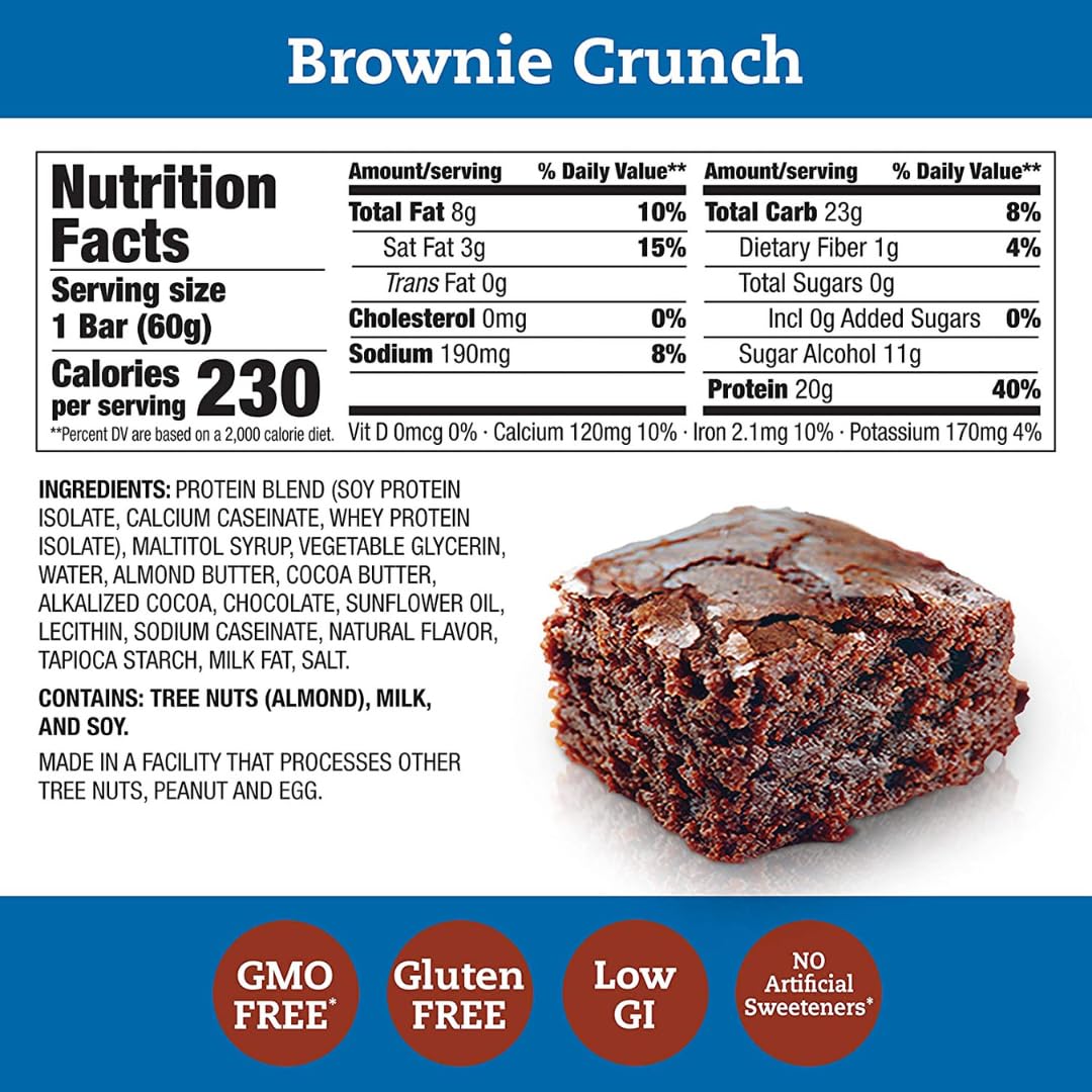 Protein Bars gluten-free packaging front, designed for dietary-conscious snacking.