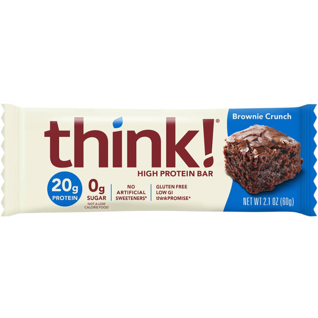 Protein Bars nutrition panel displays 20 g protein per bar and 0 g sugar.
