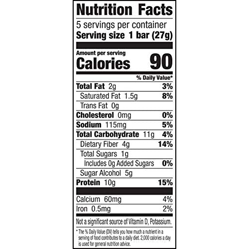 Protein One Strawberries and Cream bar wrapper close-up highlighting keto-friendly labeling.