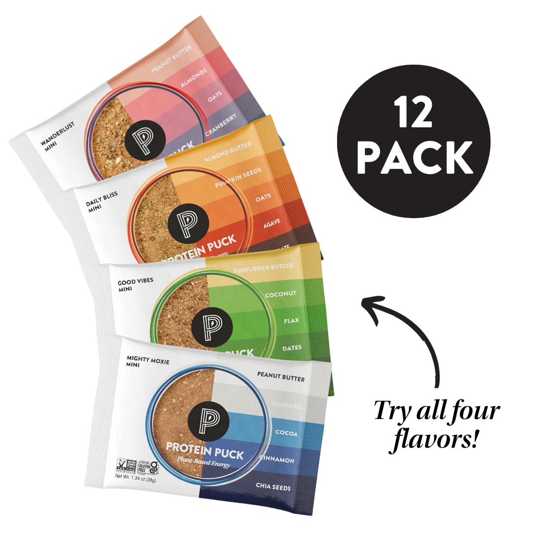 Protein Puck crumbled over oatmeal to boost morning meals.