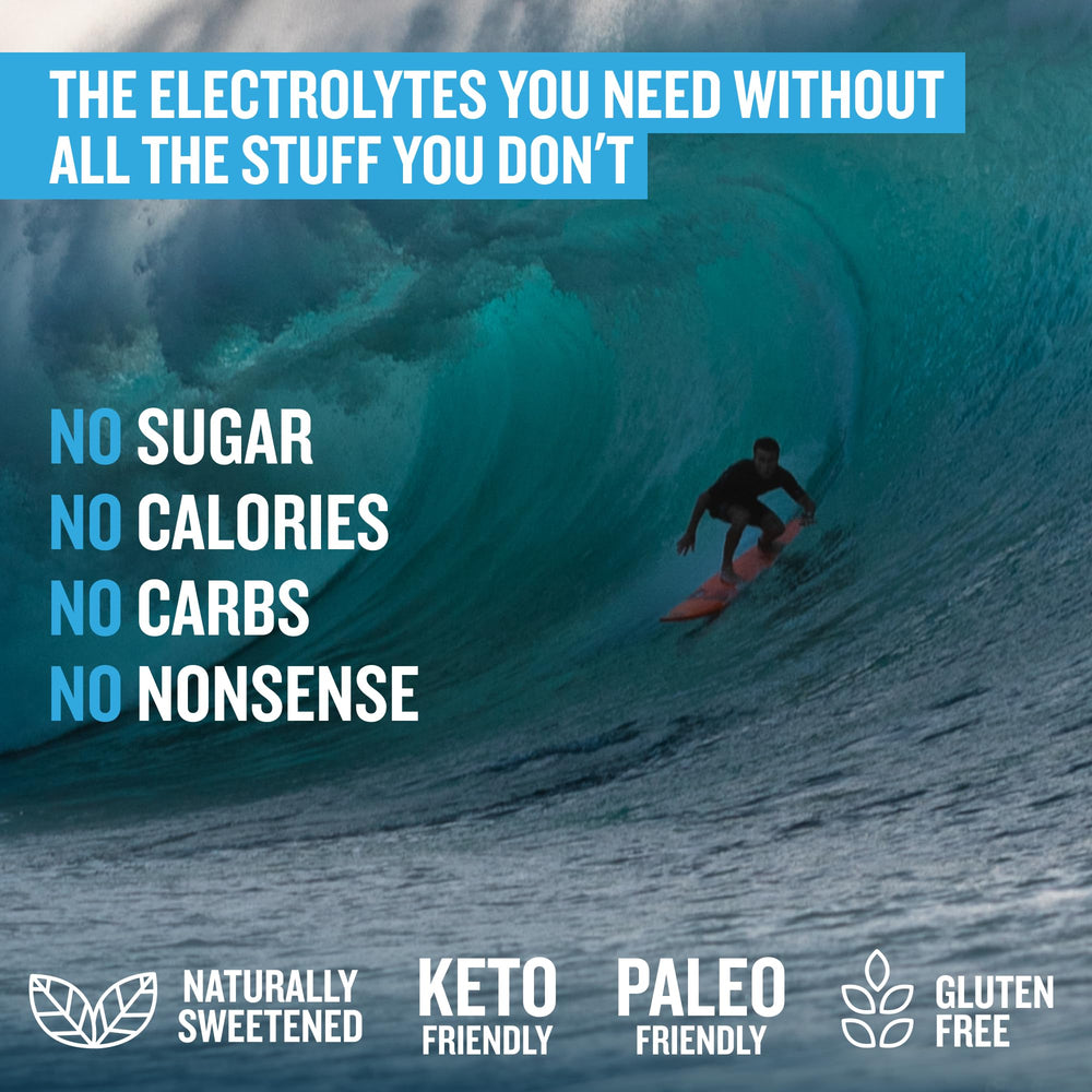 Organic PROTEKT electrolyte packets mix easily for smooth hydration