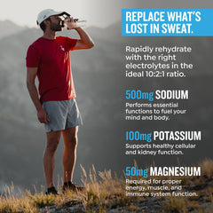 Raspberry PROTEKT packets provide fast mineral replenishment after exertion