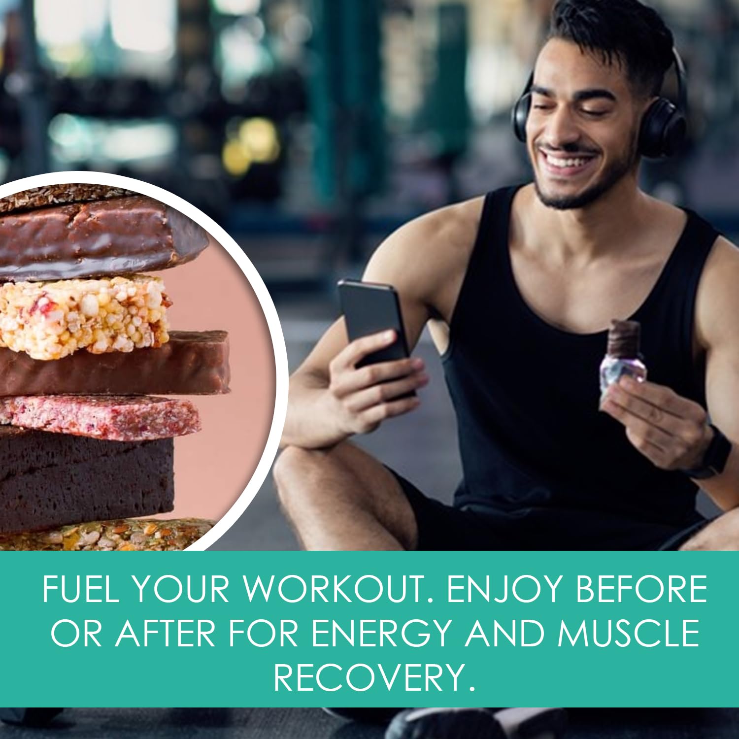 ProtiWise Fluffy Nutter bar after workout for recovery and lean muscle