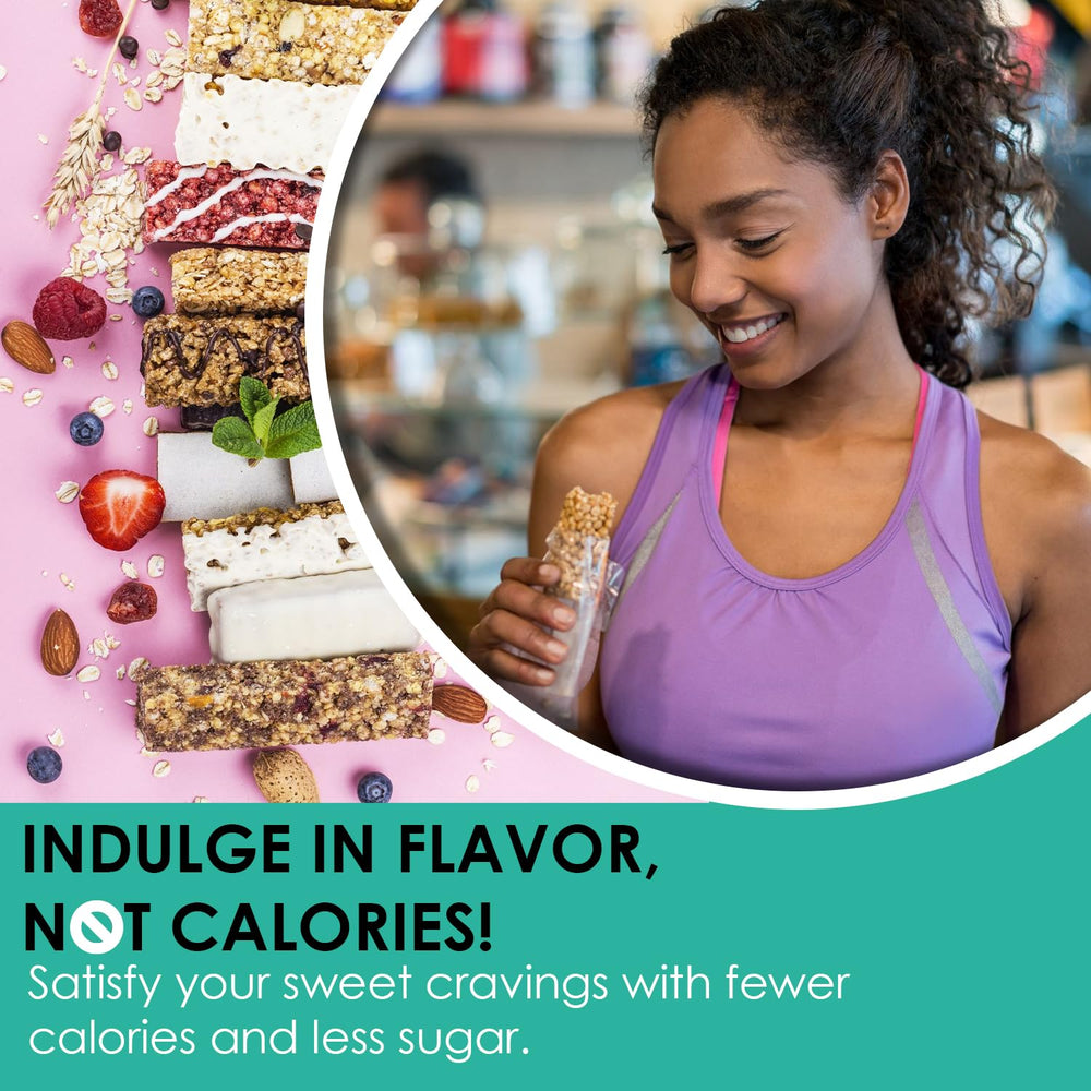 Low sugar and low fat information on ProtiWise Fluffy Nutter bar