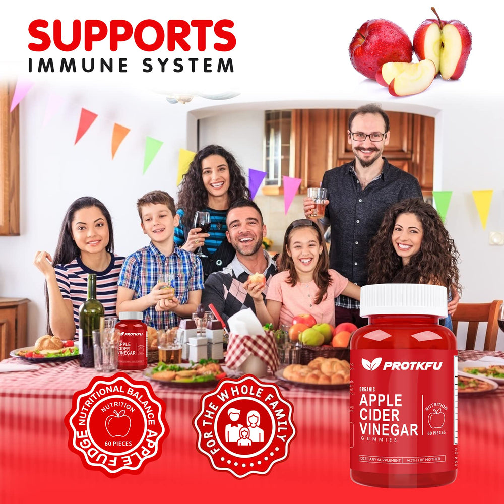 ProTKFU ACV gummies bottle with glass for daily use.