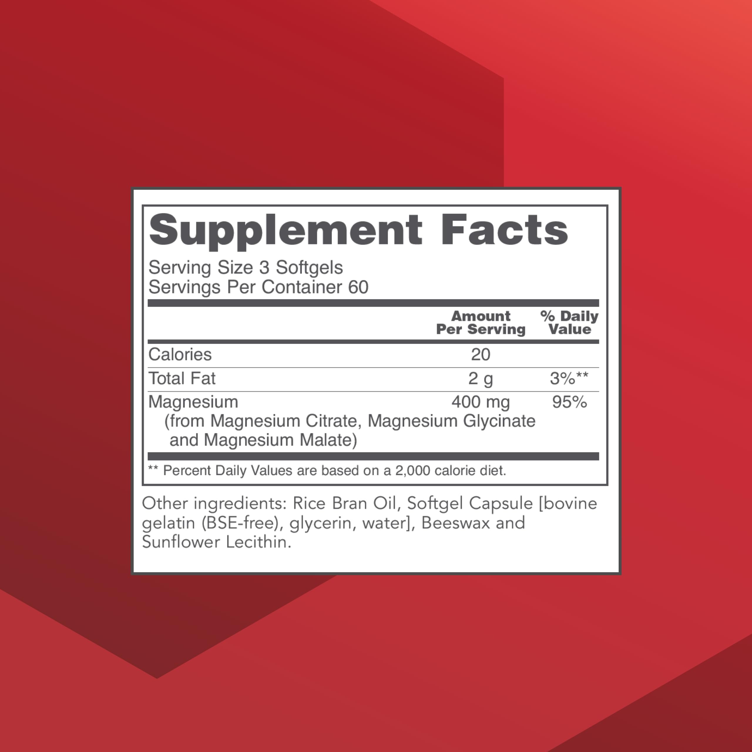 Protocol For Life Balance 400 mg elemental magnesium per serving for versatile daily wellness.