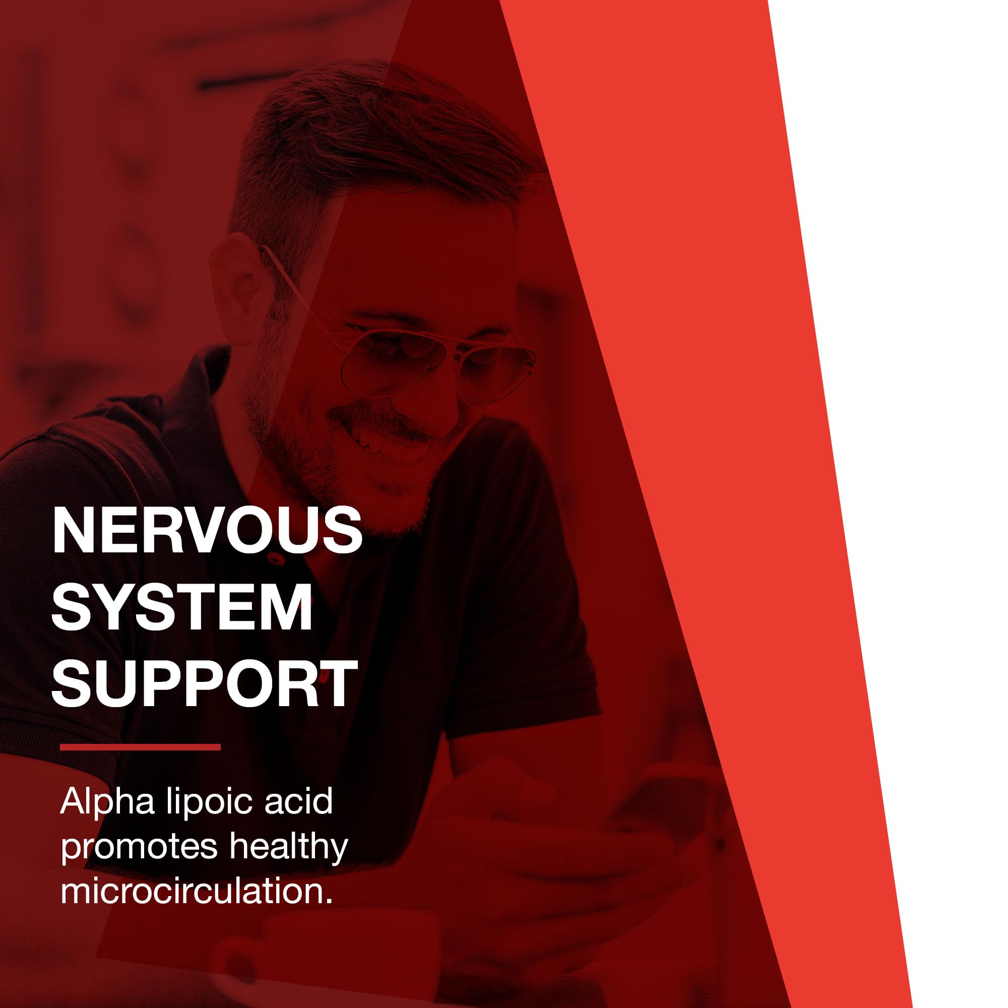 GMP seal on PROTOCOL FOR LIFE BALANCE Alpha-Lipoic Acid communicates quality manufacturing