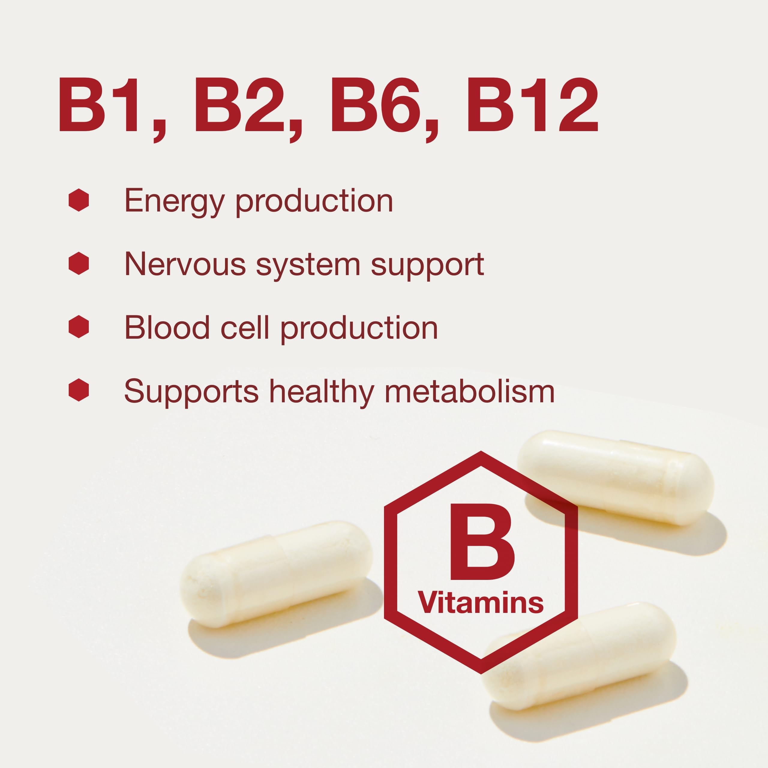 PROTOCOL FOR LIFE BALANCE B Complex Neuro Factors bottle on desk for convenient daily intake