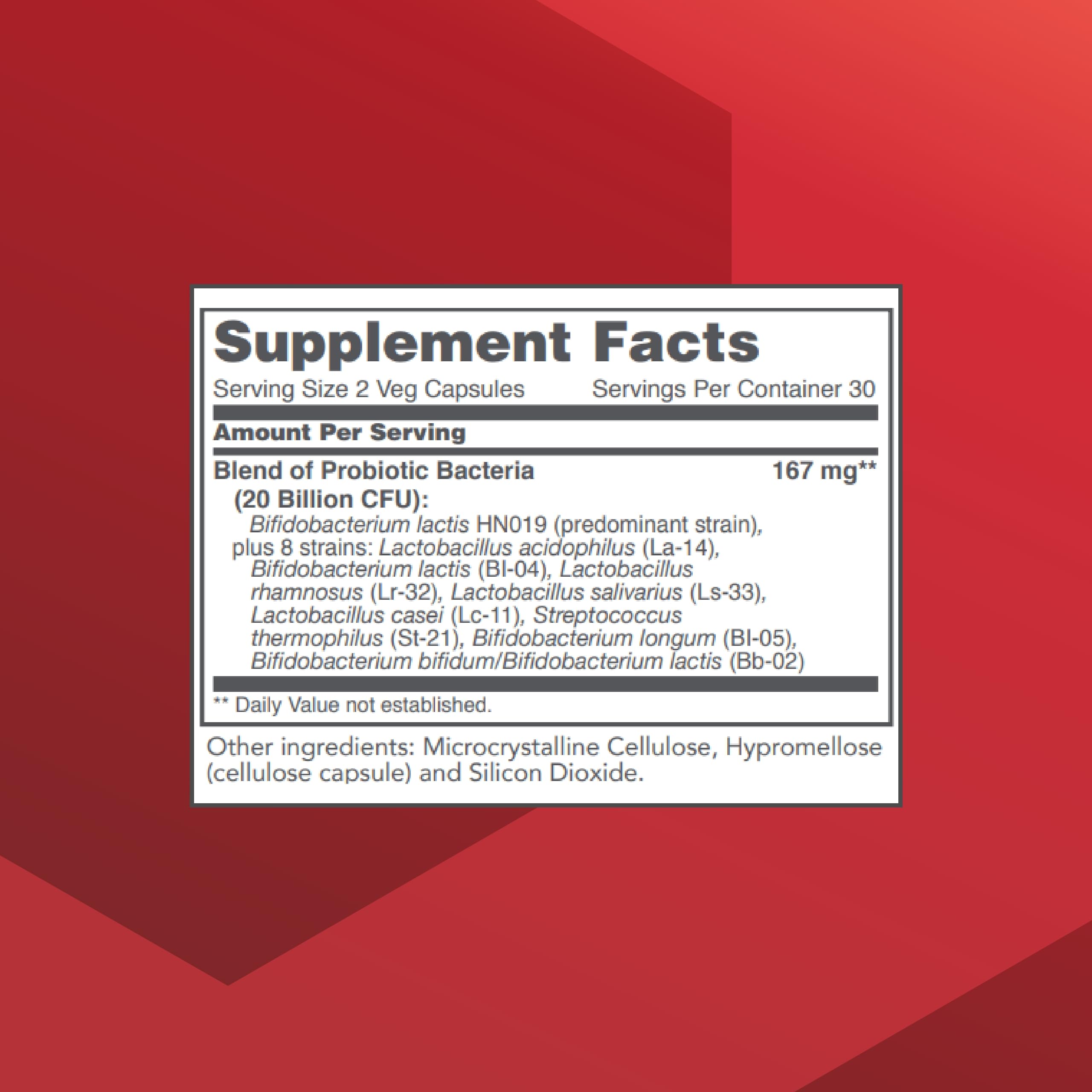 PROTOCOL FOR LIFE BALANCE Bifido Digest label detail highlights identity-verified strains