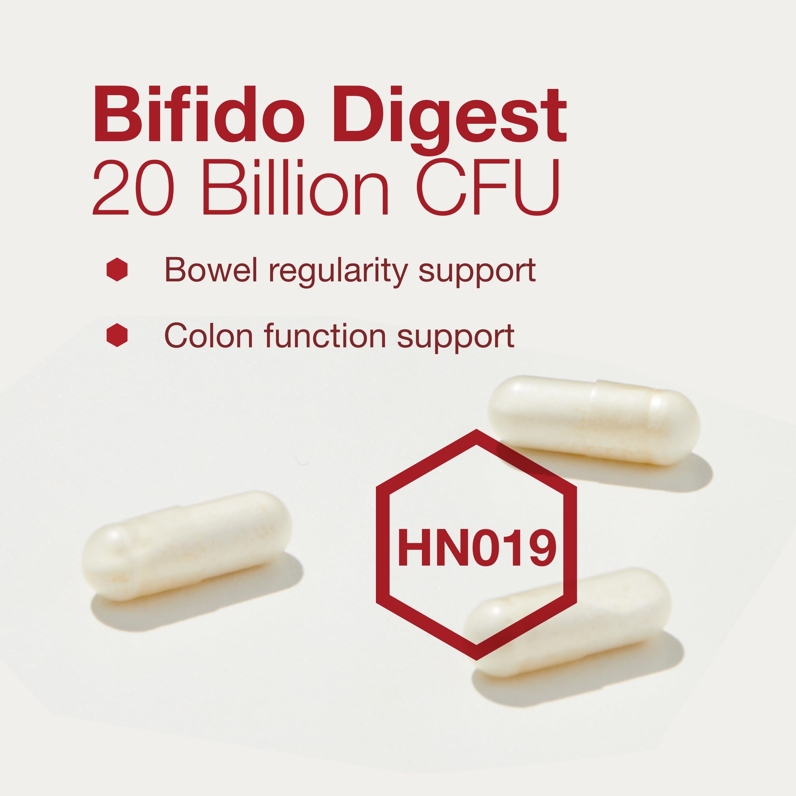 PROTOCOL FOR LIFE BALANCE Bifido Digest scoop measuring a daily serving
