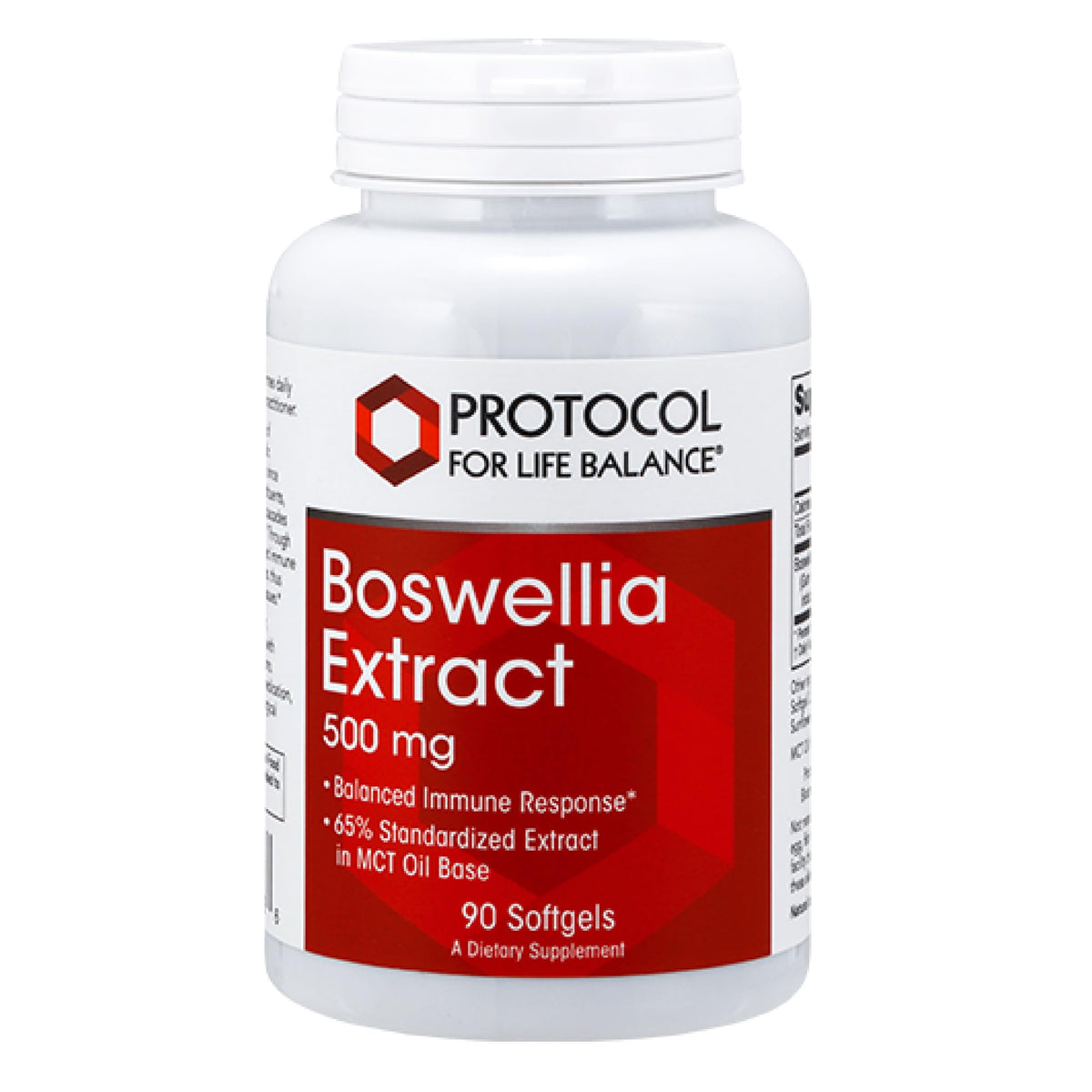 Protocol For Life Balance boswellia softgel bottle—balanced immune response support in daily routine