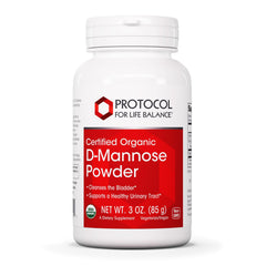 Protocol For Life Balance D Mannose powder bottle for urinary health support