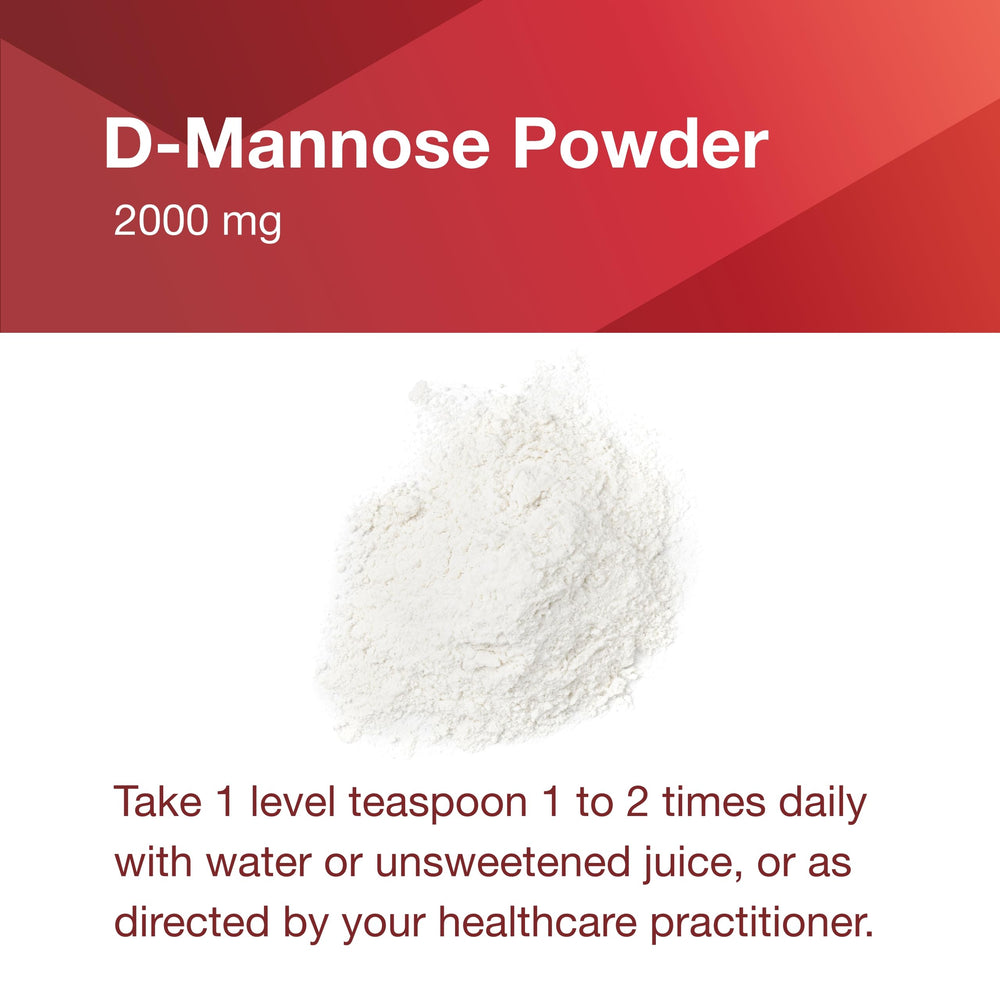 GMP seal on Protocol For Life Balance D Mannose powder packaging