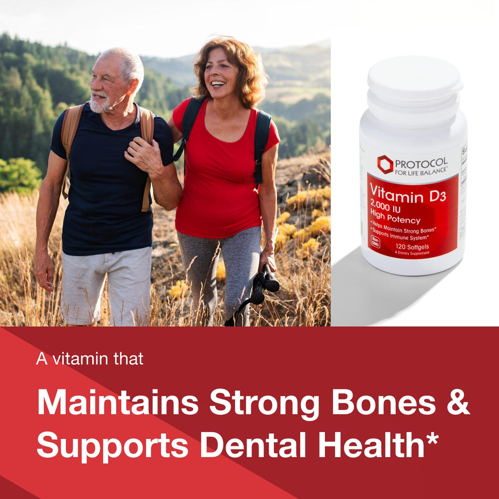 Protocol For Life Balance D3 olive oil encapsulation enhances absorption.