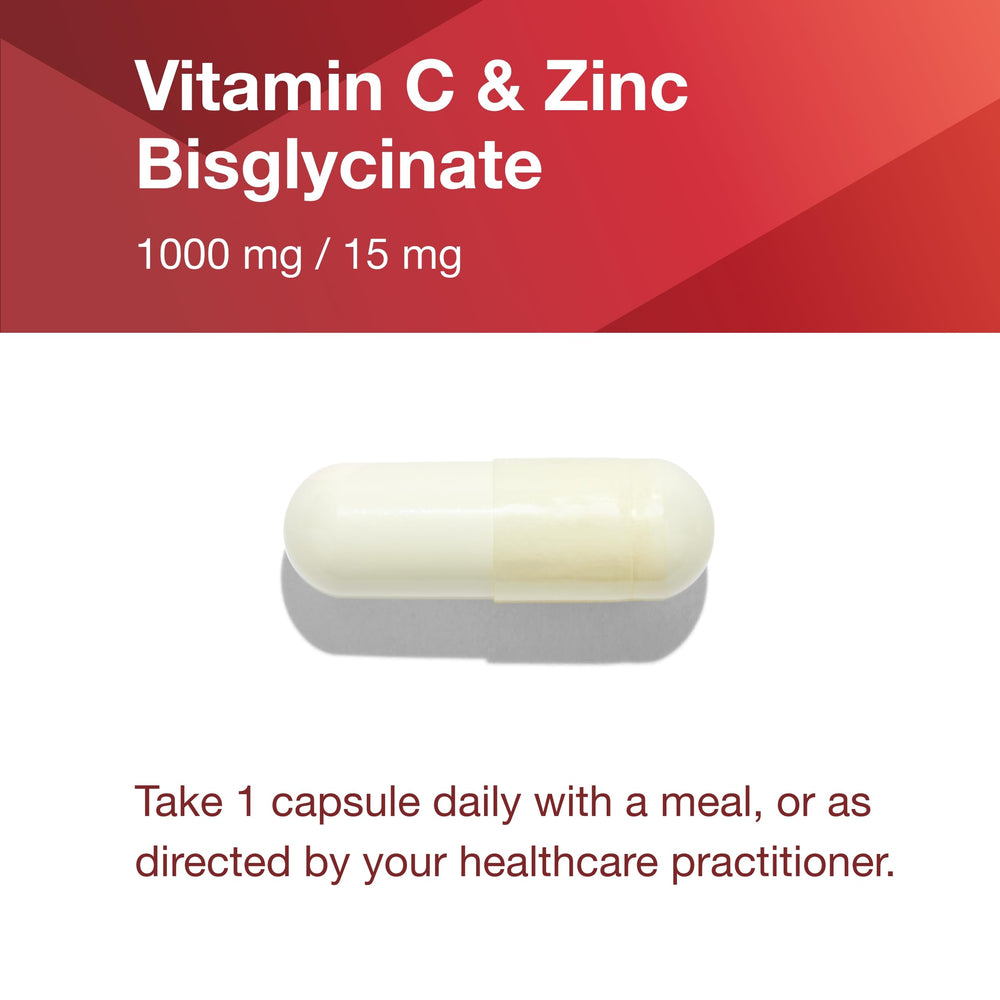 GMP seal on Protocol For Life Balance C-1000 + Zinc-15 packaging.