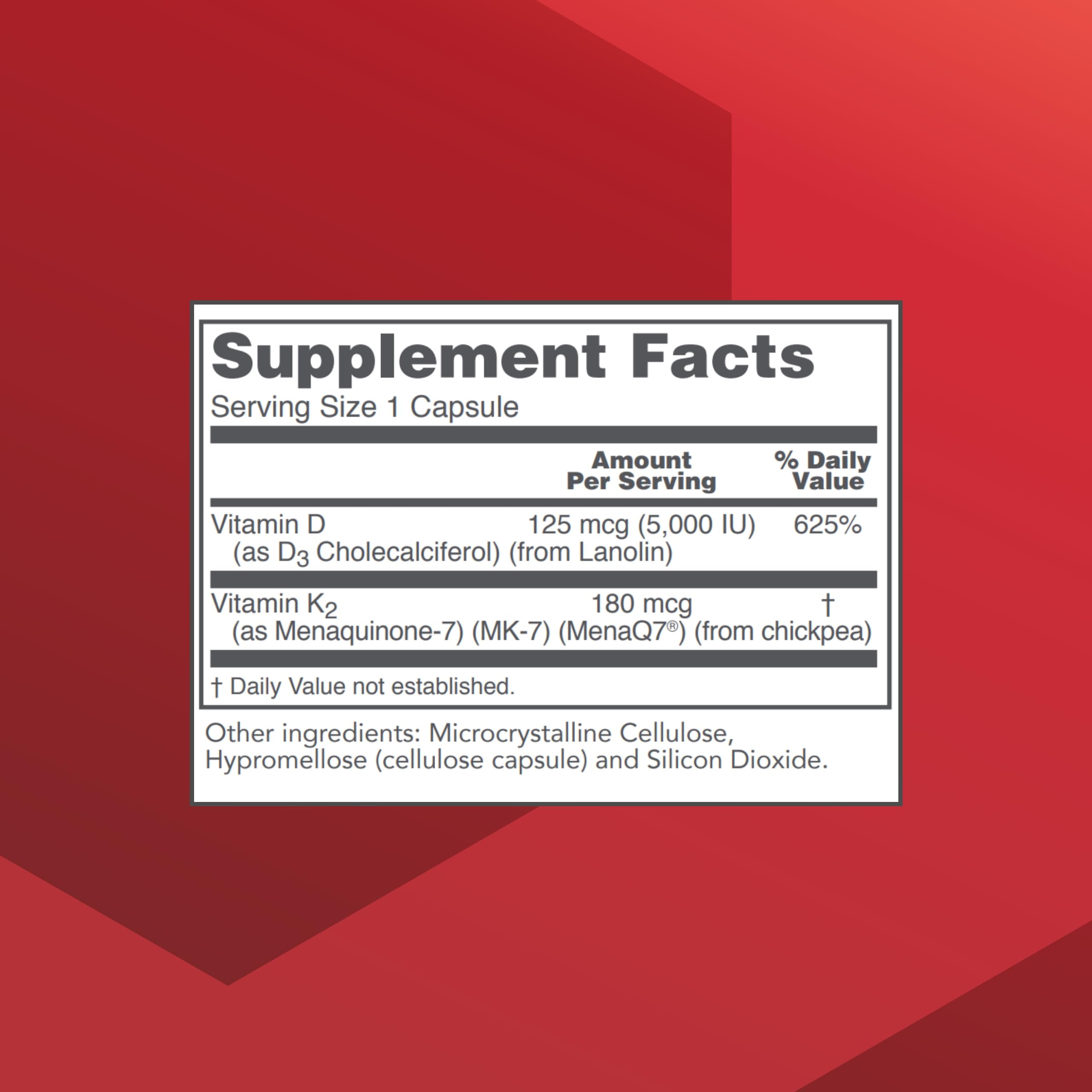 Protocol For Life Balance bottle front showcasing D3 MK-7 formula for daily wellness.