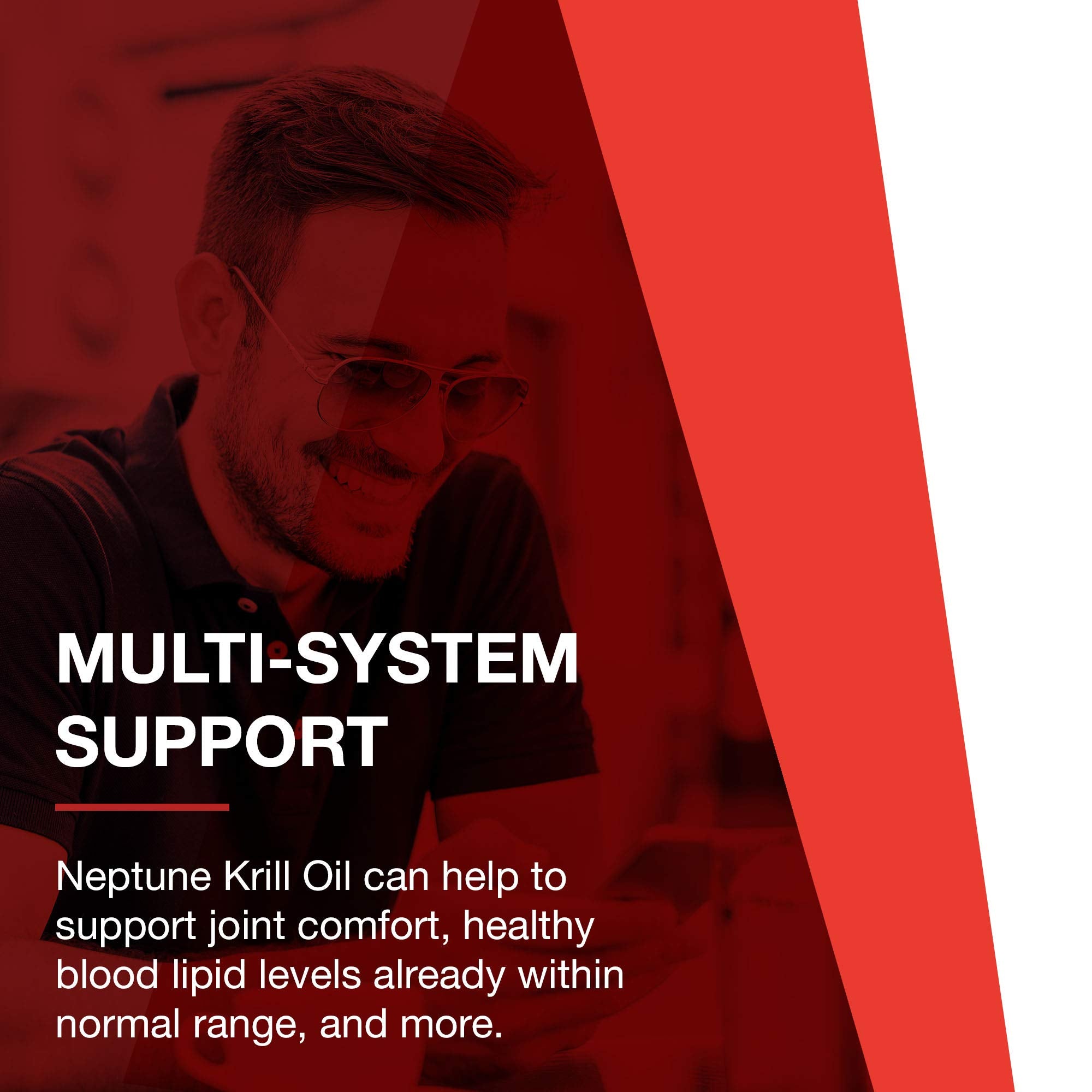 PROTOCOL FOR LIFE BALANCE Krill Oil GMP-certified manufacturing badge on packaging