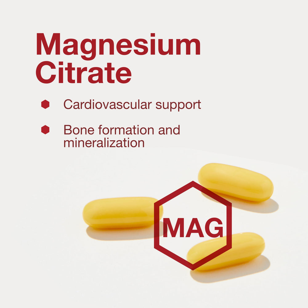 Protocol For Life Balance heart health and bone formation support in a convenient softgel.
