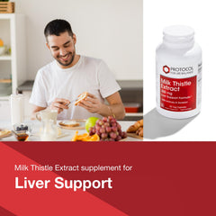 PROTOCOL FOR LIFE BALANCE Milk Thistle with Artichoke Leaf for liver-support rituals.