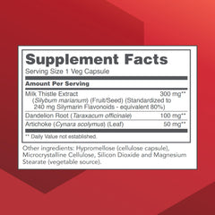 PROTOCOL FOR LIFE BALANCE Milk Thistle capsules, close-up, ideal for a daily wellness routine.