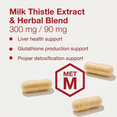 Protocol For Life Balance milk thistle extract image emphasizing plant-based liver care