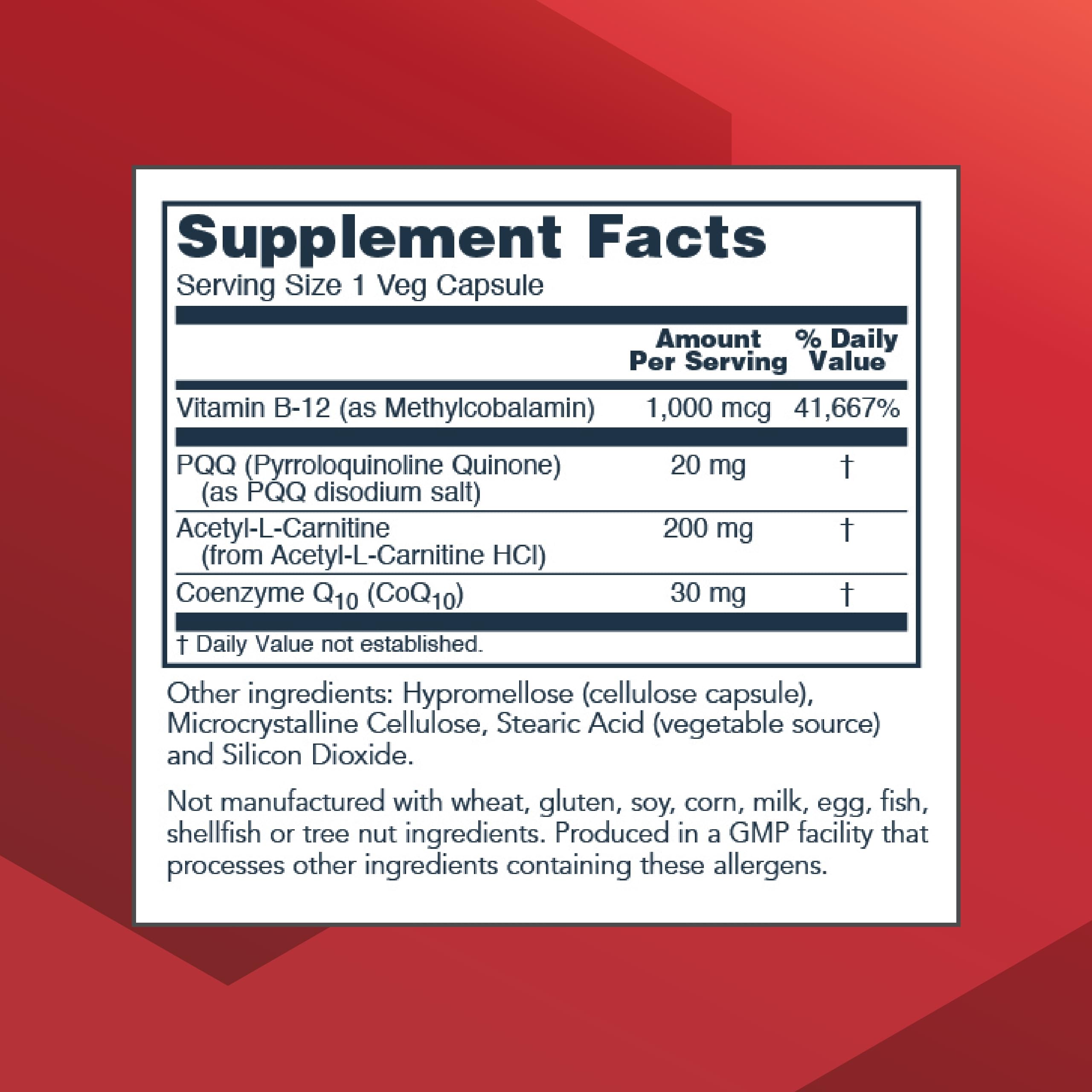 PROTOCOL FOR LIFE BALANCE PQQ Complex capsules close-up for easy use