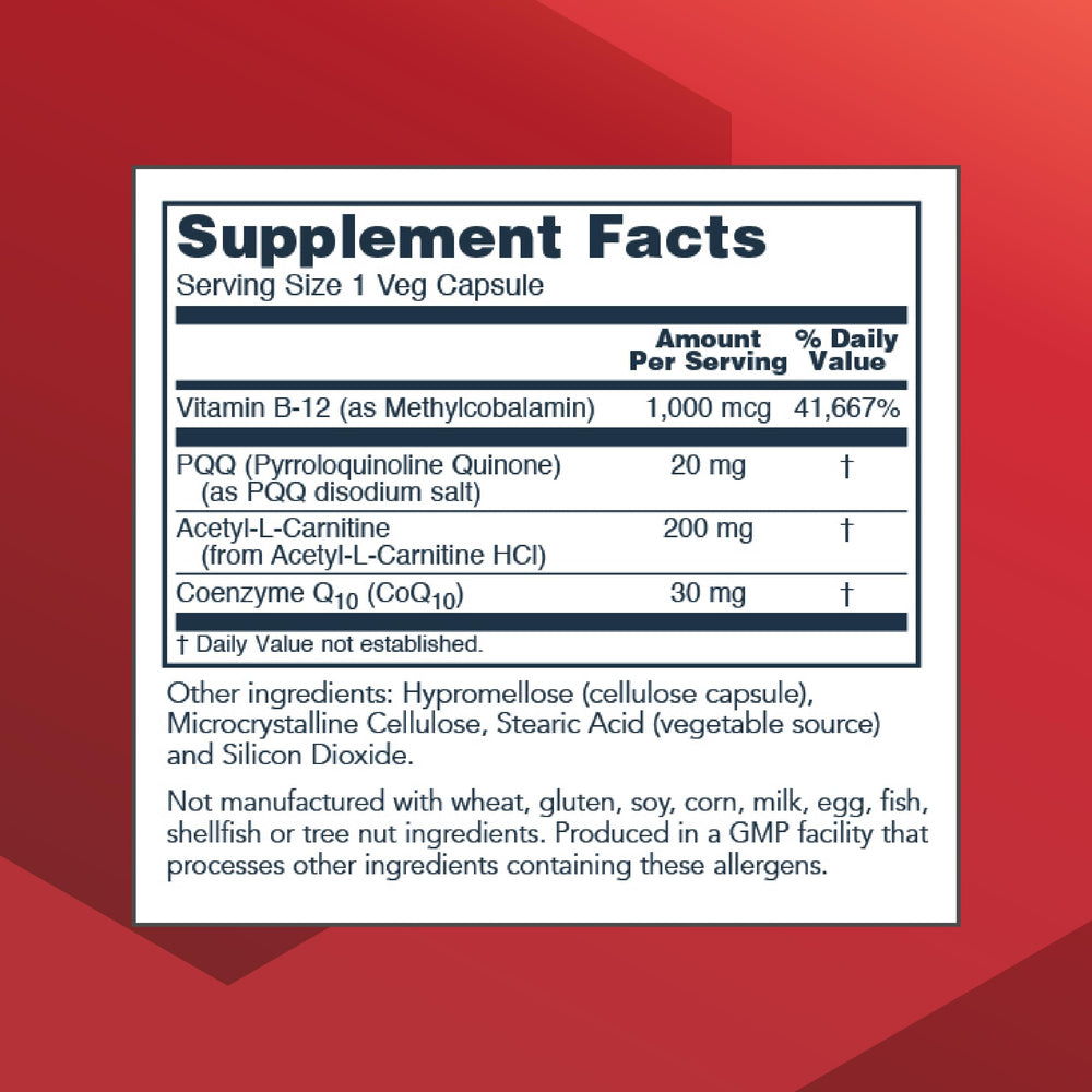 PROTOCOL FOR LIFE BALANCE PQQ Complex capsules close-up for easy use