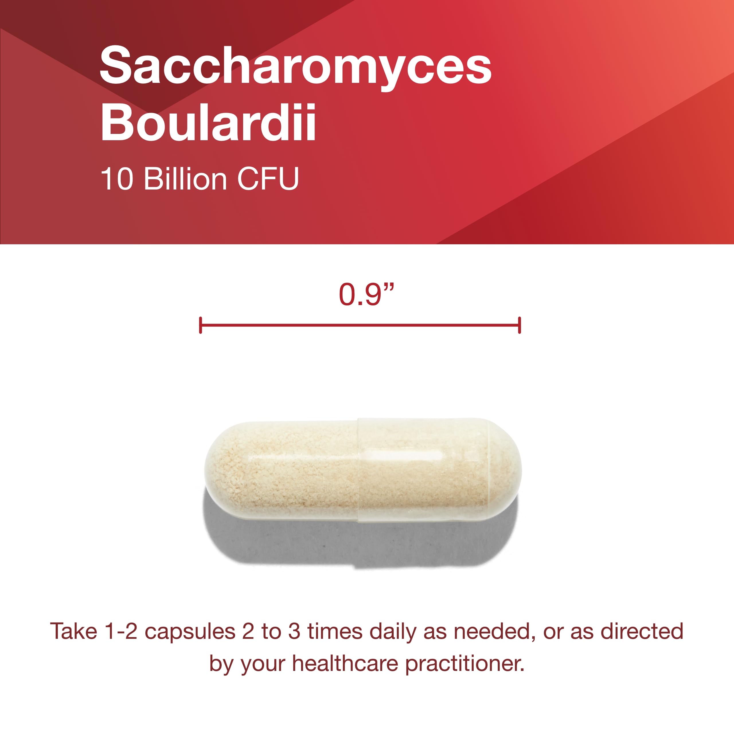 PROTOCOL FOR LIFE BALANCE Saccharomyces boulardii daily dosage on bottle