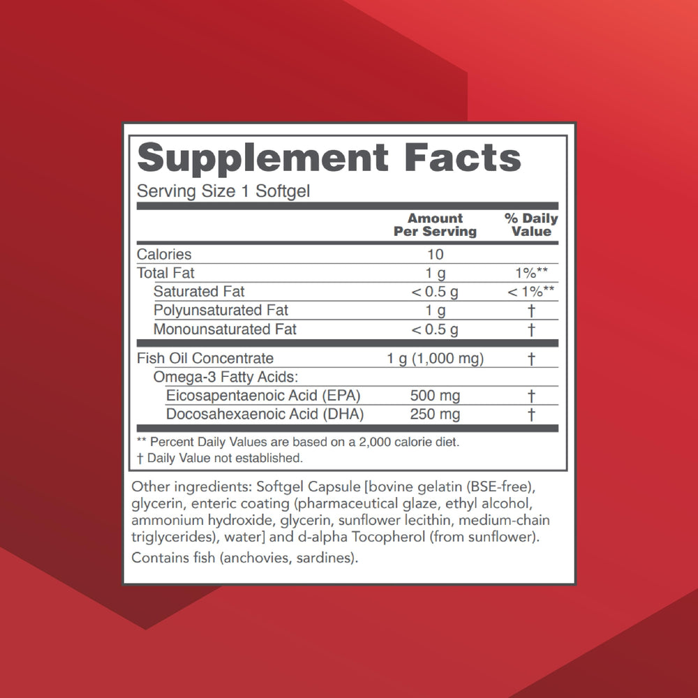 PROTOCOL FOR LIFE BALANCE Ultra Omega-3 enteric-coated softgels close-up for smoother swallowing.