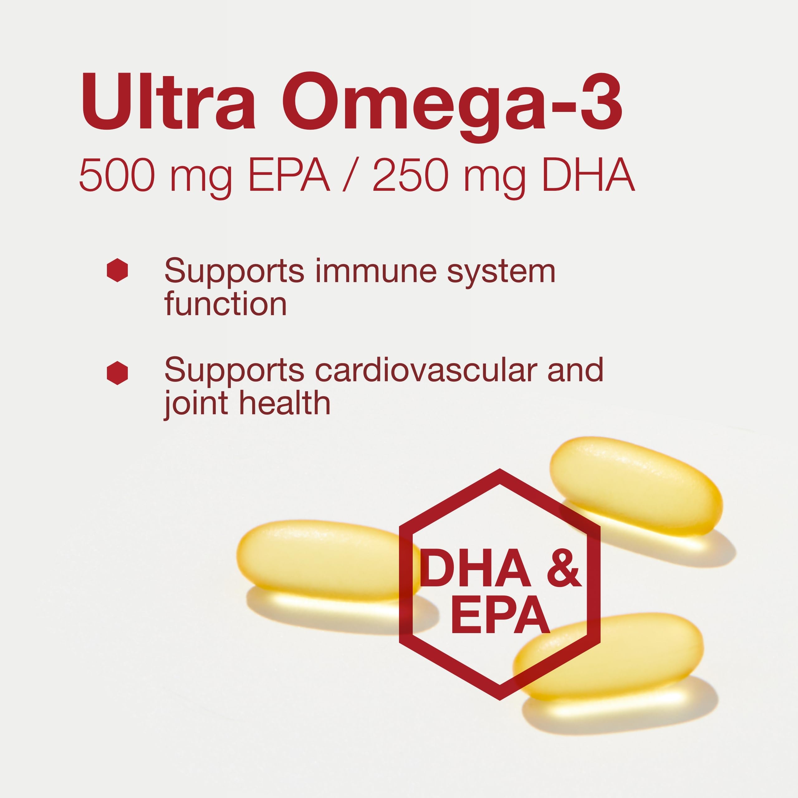 PROTOCOL FOR LIFE BALANCE Ultra Omega-3 bottle label highlights EPA and DHA amounts.