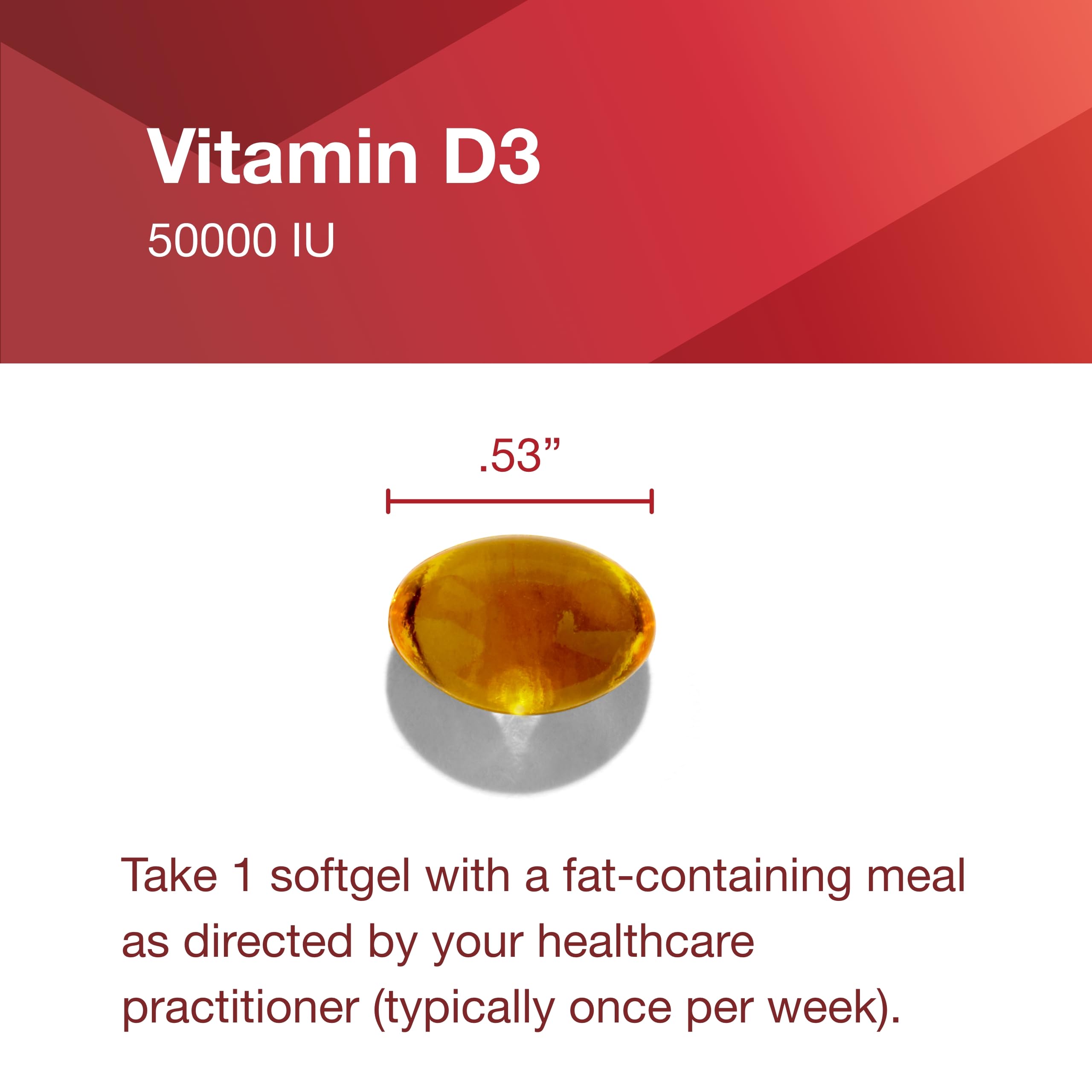 Icons illustrating benefits of Protocol For Life Balance Vitamin D3 50000 IU such as immune support and bone health.