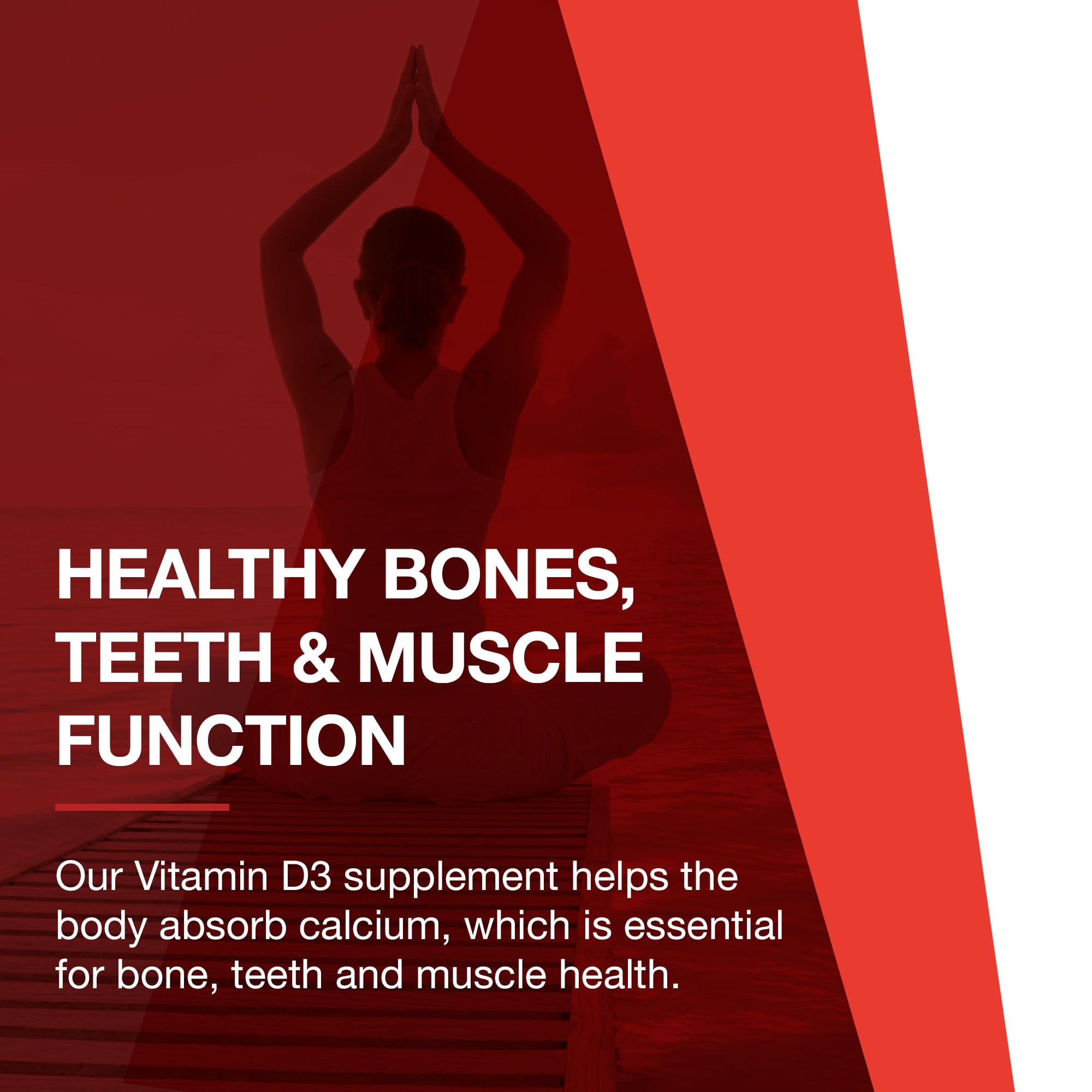 PROTOCOL FOR LIFE BALANCE Vitamin D3 GMP seal accents quality manufacturing.