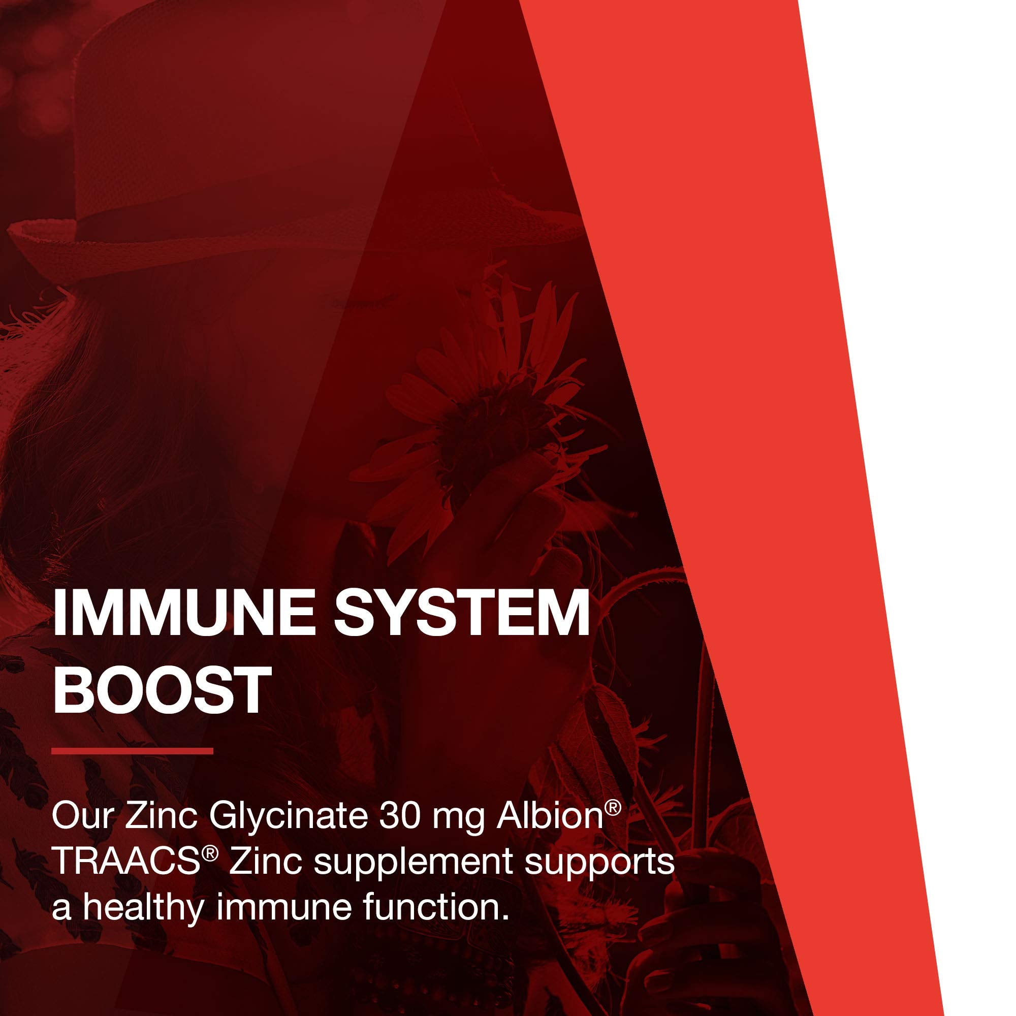 Protocol for Life Balance Zinc Glycinate 30mg supplement facts panel