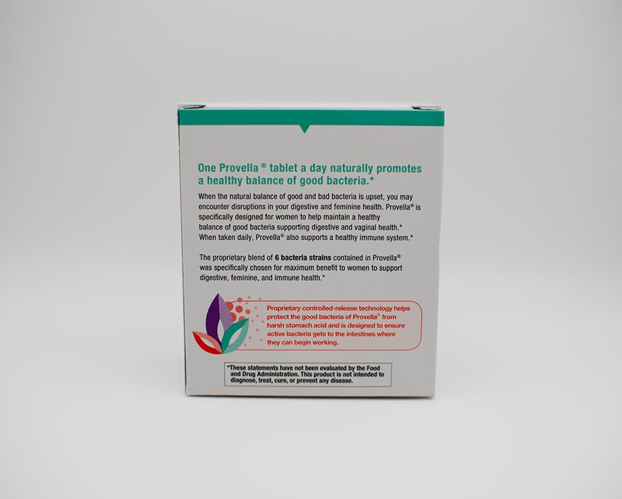 Provella tablet close-up highlighting probiotic capsule for daily use