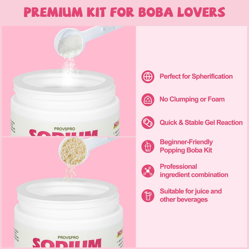 Provspro calcium lactate bottle for firm pearl shaping