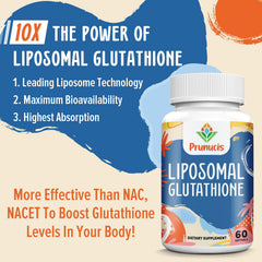 Prunucis alpha-lipoic acid feature panel showing antioxidant support.