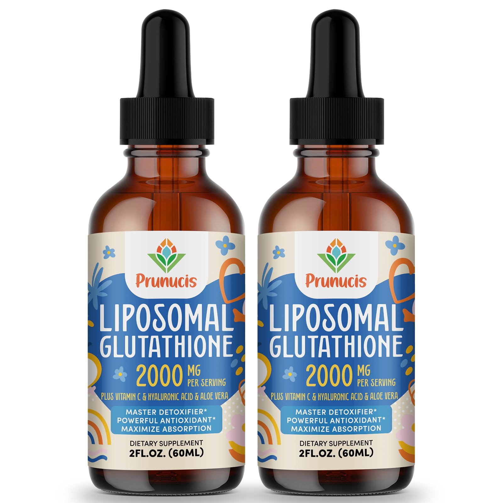Prunucis Liposomal Glutathione Liquid bottle for premium antioxidant support.